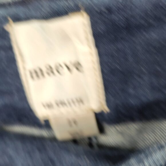 Maeve The Colette Crop High-Rise Wide-Leg Jeans by Maeve Size 27 - Picture 3 of 15